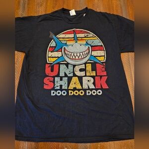 🎈2/$15 Uncle Shark T-Shirt XL